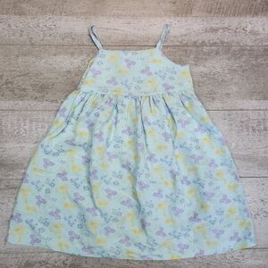 VTG Blue Floral Gymboree Girls Dress Size Medium